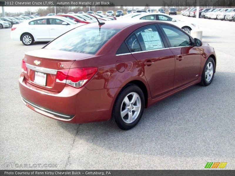 Autumn Red Metallic / Jet Black 2012 Chevrolet Cruze LT/RS