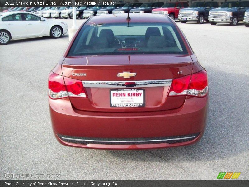Autumn Red Metallic / Jet Black 2012 Chevrolet Cruze LT/RS