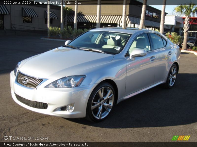 Tungsten Silver Pearl / Light Gray 2010 Lexus IS 250