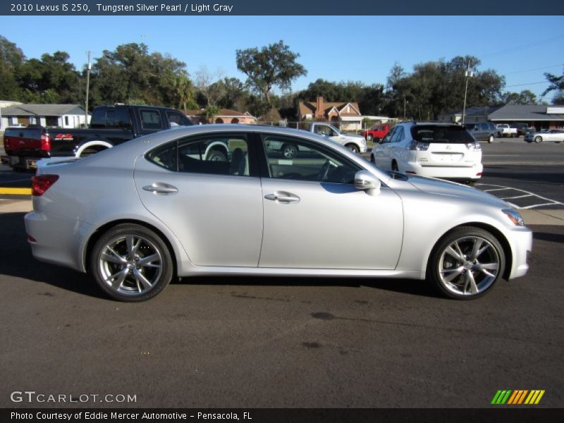 Tungsten Silver Pearl / Light Gray 2010 Lexus IS 250