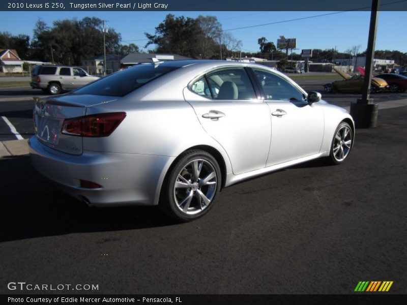 Tungsten Silver Pearl / Light Gray 2010 Lexus IS 250
