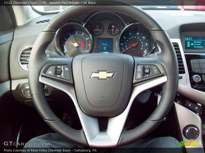 Autumn Red Metallic / Jet Black 2012 Chevrolet Cruze LT/RS