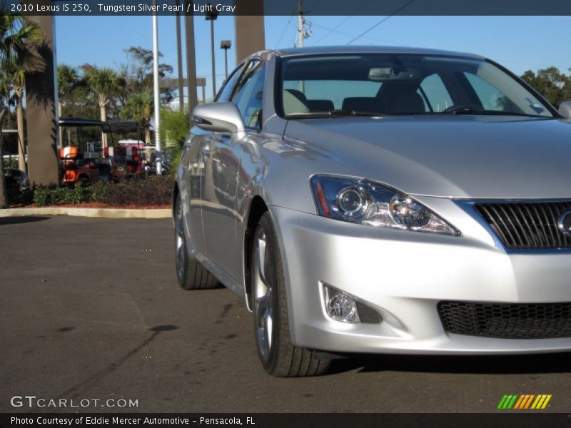 Tungsten Silver Pearl / Light Gray 2010 Lexus IS 250