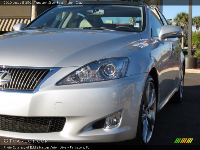Tungsten Silver Pearl / Light Gray 2010 Lexus IS 250