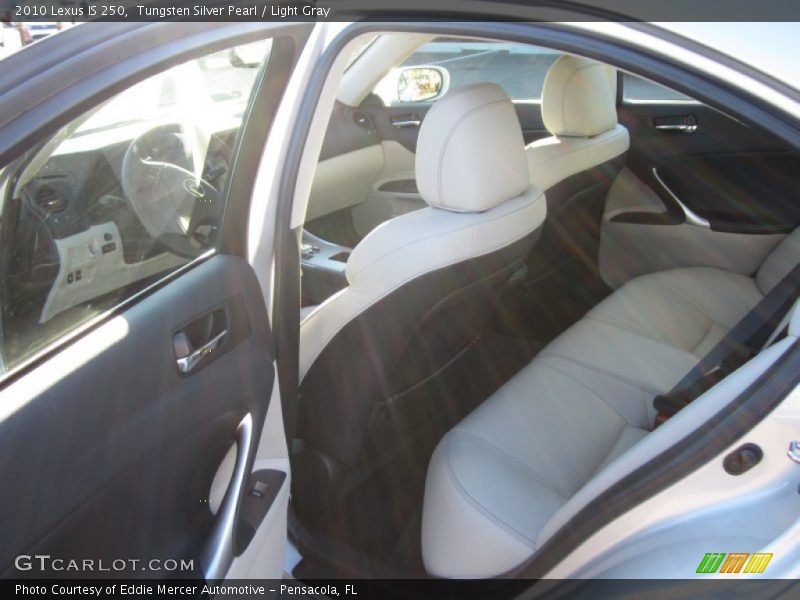 Tungsten Silver Pearl / Light Gray 2010 Lexus IS 250