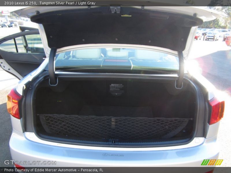 Tungsten Silver Pearl / Light Gray 2010 Lexus IS 250