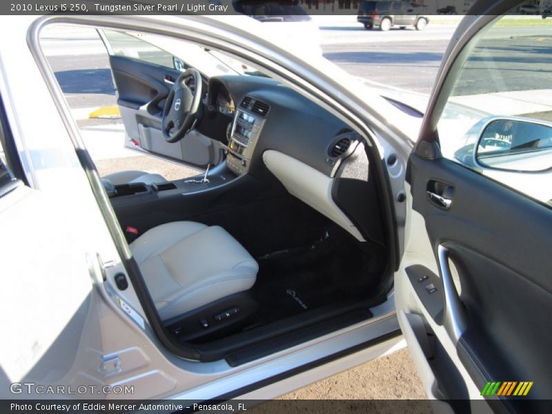 Tungsten Silver Pearl / Light Gray 2010 Lexus IS 250