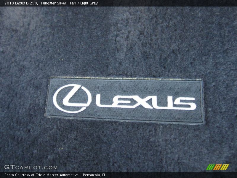 Tungsten Silver Pearl / Light Gray 2010 Lexus IS 250