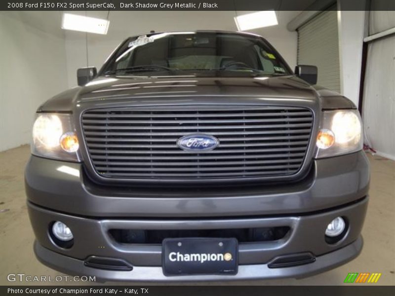 Dark Shadow Grey Metallic / Black 2008 Ford F150 FX2 Sport SuperCab