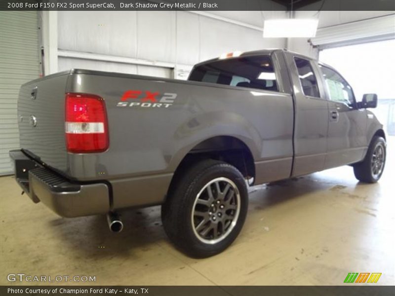 Dark Shadow Grey Metallic / Black 2008 Ford F150 FX2 Sport SuperCab