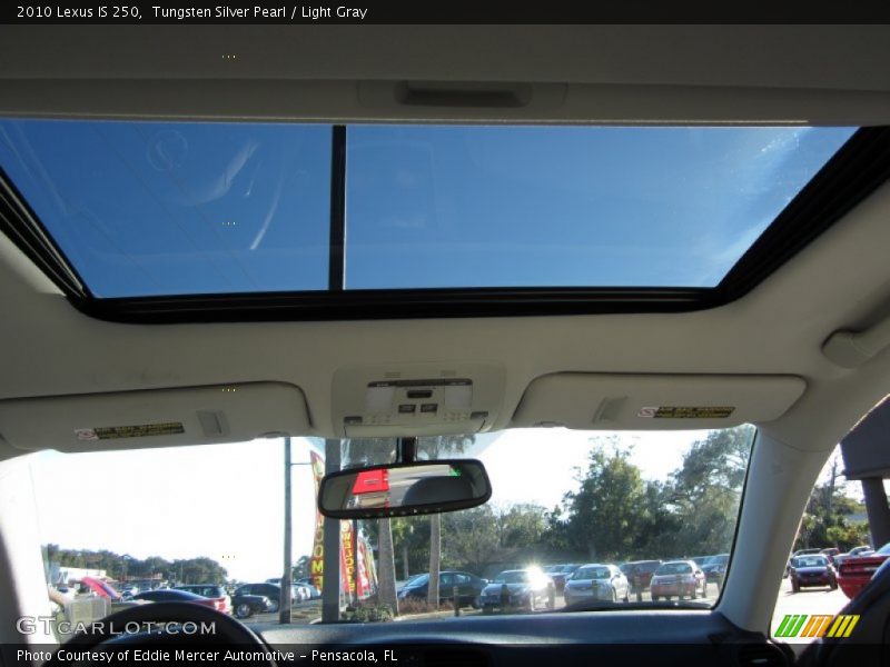Tungsten Silver Pearl / Light Gray 2010 Lexus IS 250