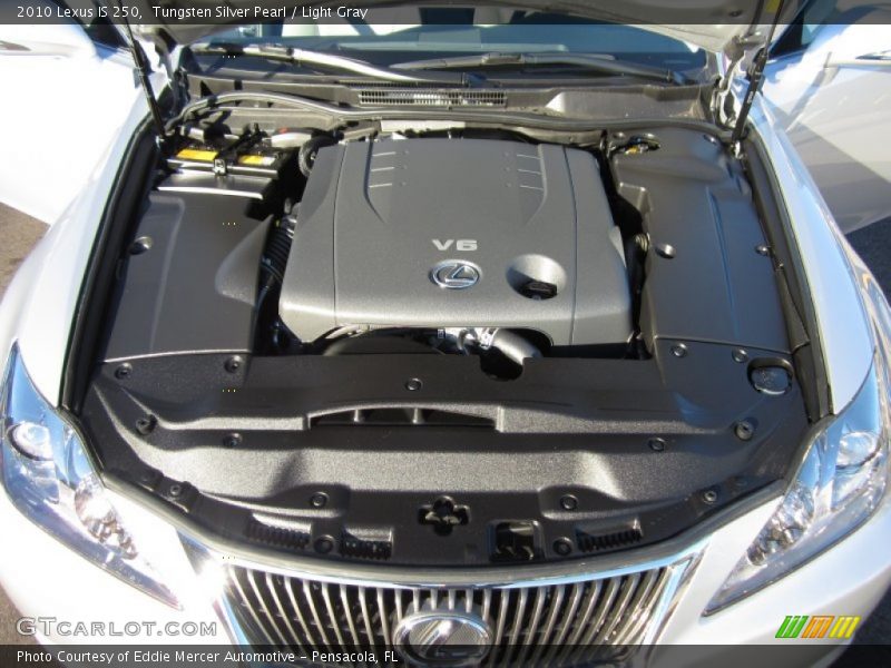Tungsten Silver Pearl / Light Gray 2010 Lexus IS 250