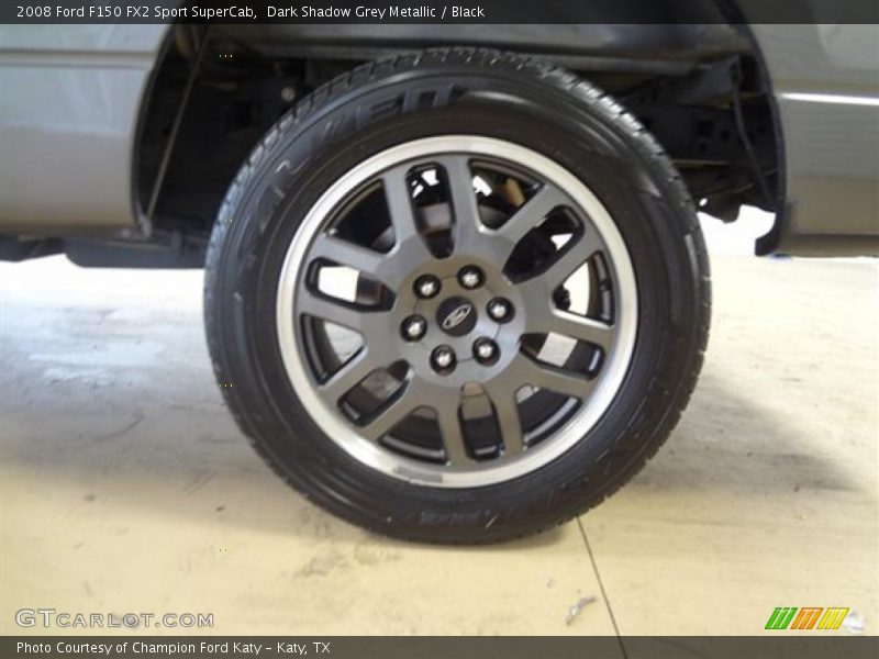 Dark Shadow Grey Metallic / Black 2008 Ford F150 FX2 Sport SuperCab