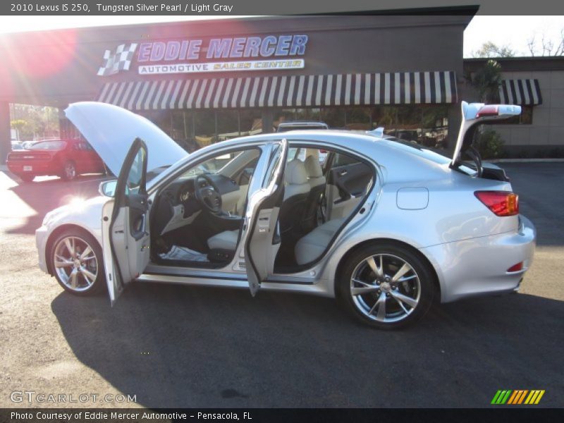 Tungsten Silver Pearl / Light Gray 2010 Lexus IS 250