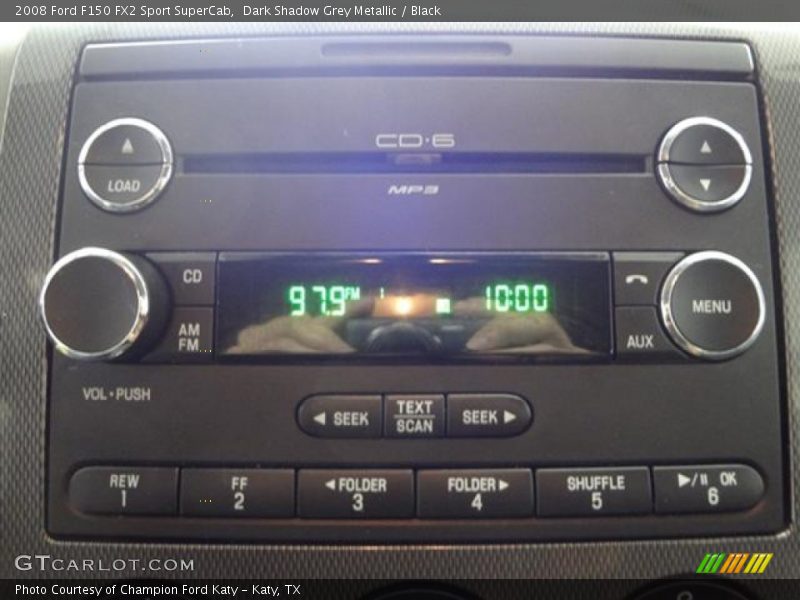 Dark Shadow Grey Metallic / Black 2008 Ford F150 FX2 Sport SuperCab