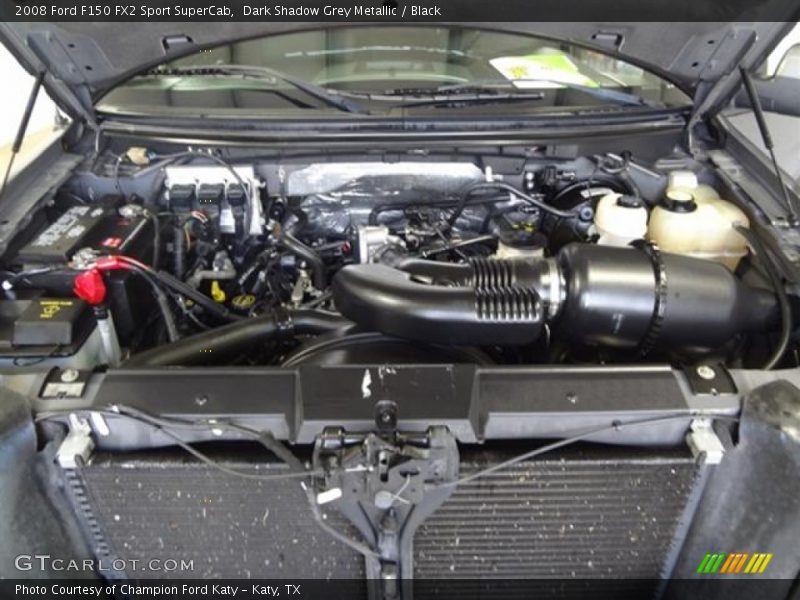 Dark Shadow Grey Metallic / Black 2008 Ford F150 FX2 Sport SuperCab