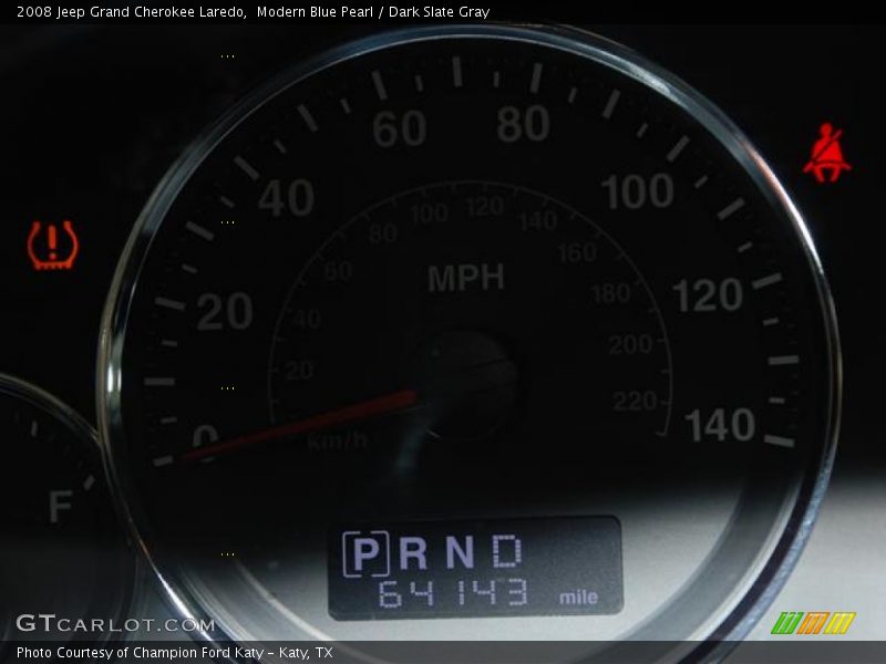Modern Blue Pearl / Dark Slate Gray 2008 Jeep Grand Cherokee Laredo