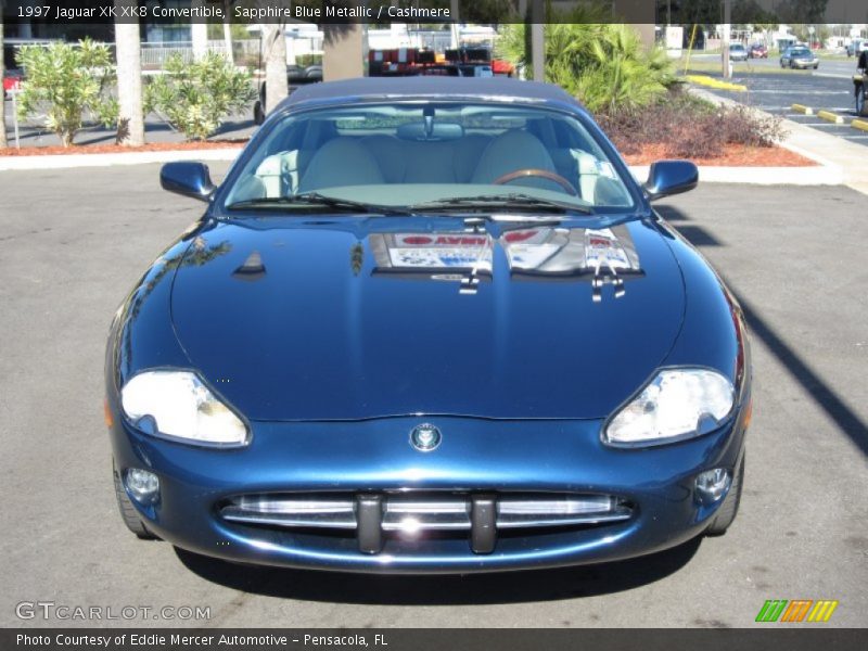 Sapphire Blue Metallic / Cashmere 1997 Jaguar XK XK8 Convertible