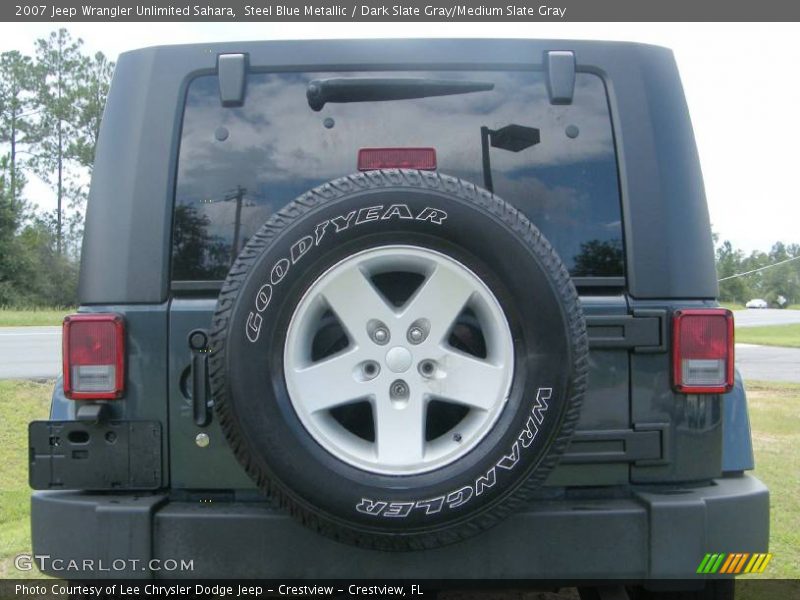 Steel Blue Metallic / Dark Slate Gray/Medium Slate Gray 2007 Jeep Wrangler Unlimited Sahara