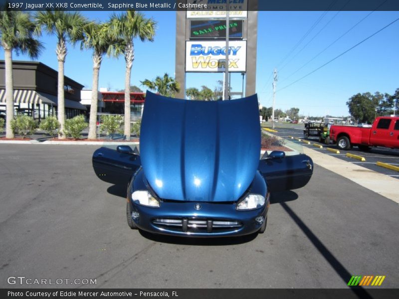 Sapphire Blue Metallic / Cashmere 1997 Jaguar XK XK8 Convertible