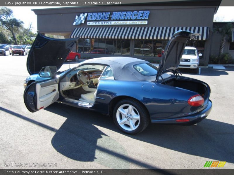 Sapphire Blue Metallic / Cashmere 1997 Jaguar XK XK8 Convertible