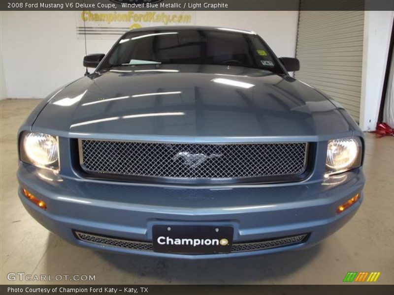 Windveil Blue Metallic / Light Graphite 2008 Ford Mustang V6 Deluxe Coupe