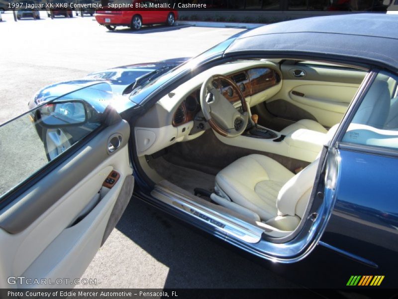 Sapphire Blue Metallic / Cashmere 1997 Jaguar XK XK8 Convertible