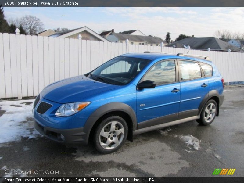 Wave Blue / Graphite 2008 Pontiac Vibe