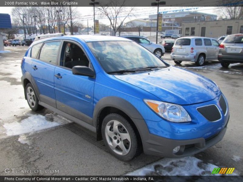 Wave Blue / Graphite 2008 Pontiac Vibe