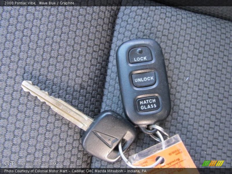 Wave Blue / Graphite 2008 Pontiac Vibe