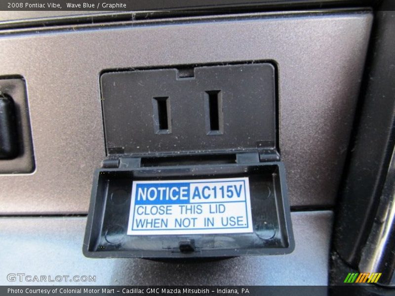 Wave Blue / Graphite 2008 Pontiac Vibe