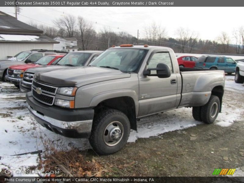  2006 Silverado 3500 LT Regular Cab 4x4 Dually Graystone Metallic