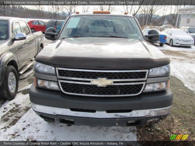 Graystone Metallic / Dark Charcoal 2006 Chevrolet Silverado 3500 LT Regular Cab 4x4 Dually