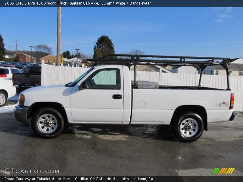 Summit White / Dark Pewter 2005 GMC Sierra 1500 Work Truck Regular Cab 4x4