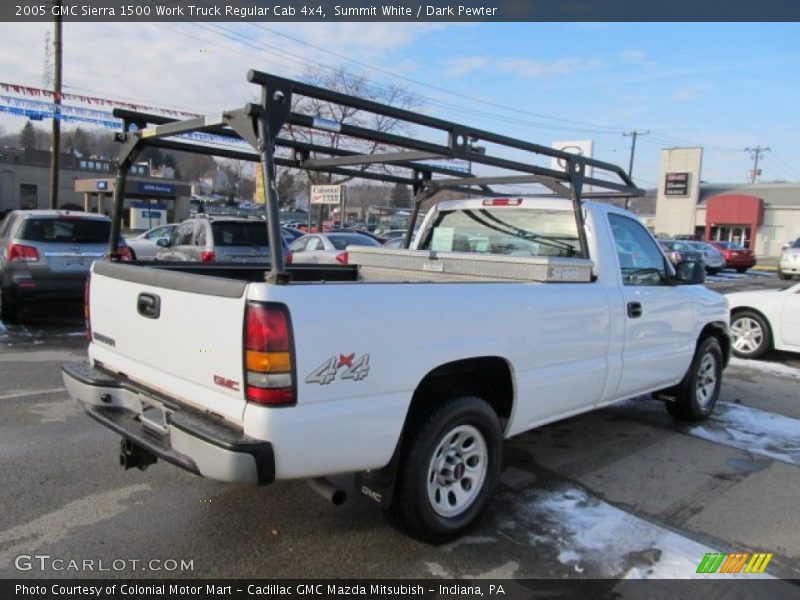 Summit White / Dark Pewter 2005 GMC Sierra 1500 Work Truck Regular Cab 4x4