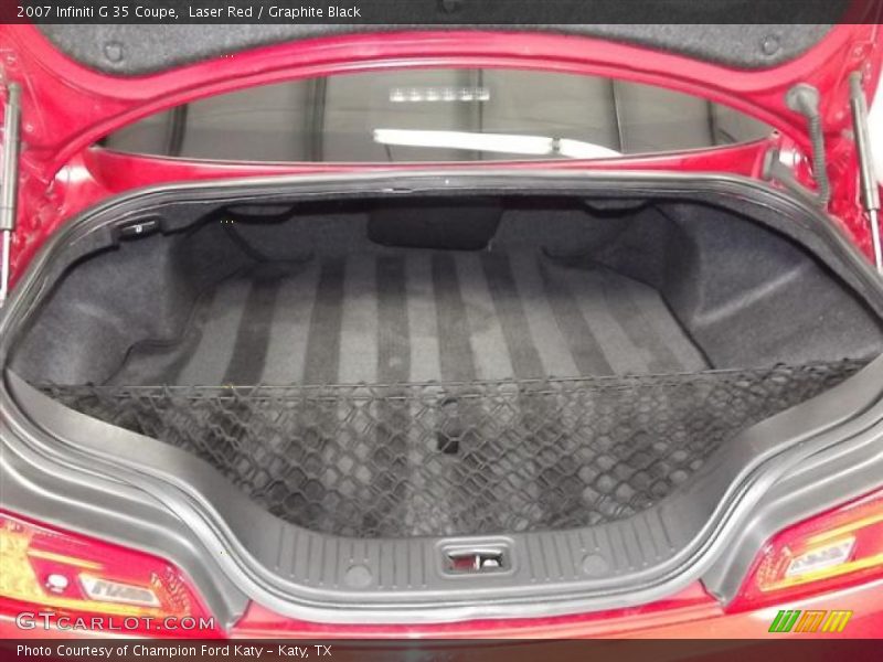 Laser Red / Graphite Black 2007 Infiniti G 35 Coupe