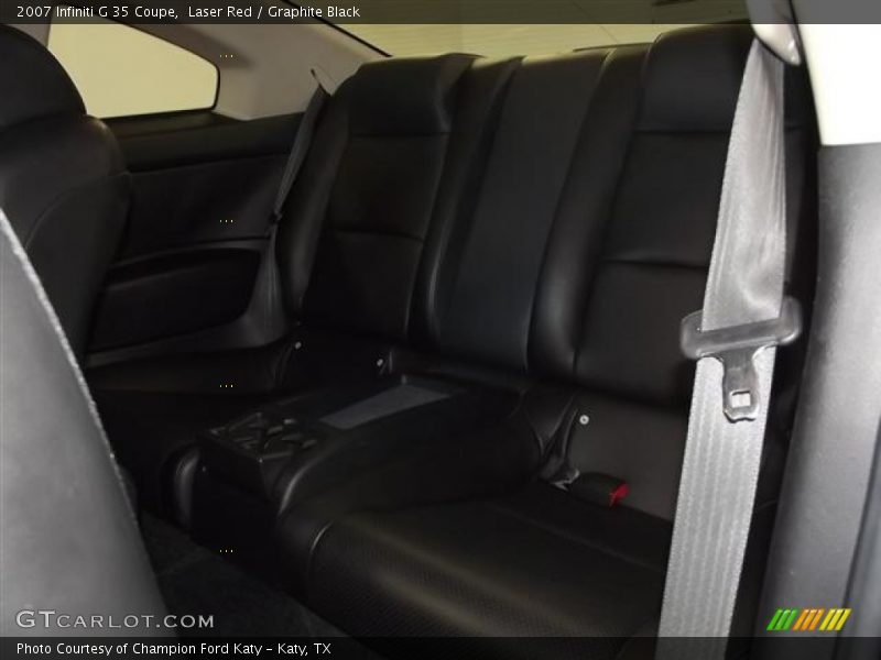 Laser Red / Graphite Black 2007 Infiniti G 35 Coupe