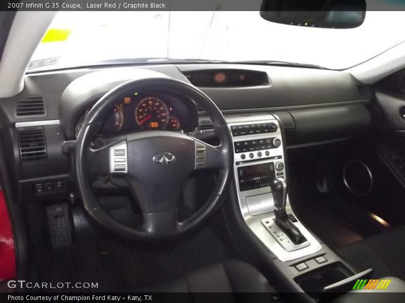 Laser Red / Graphite Black 2007 Infiniti G 35 Coupe
