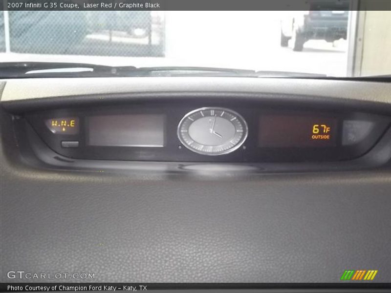 Laser Red / Graphite Black 2007 Infiniti G 35 Coupe