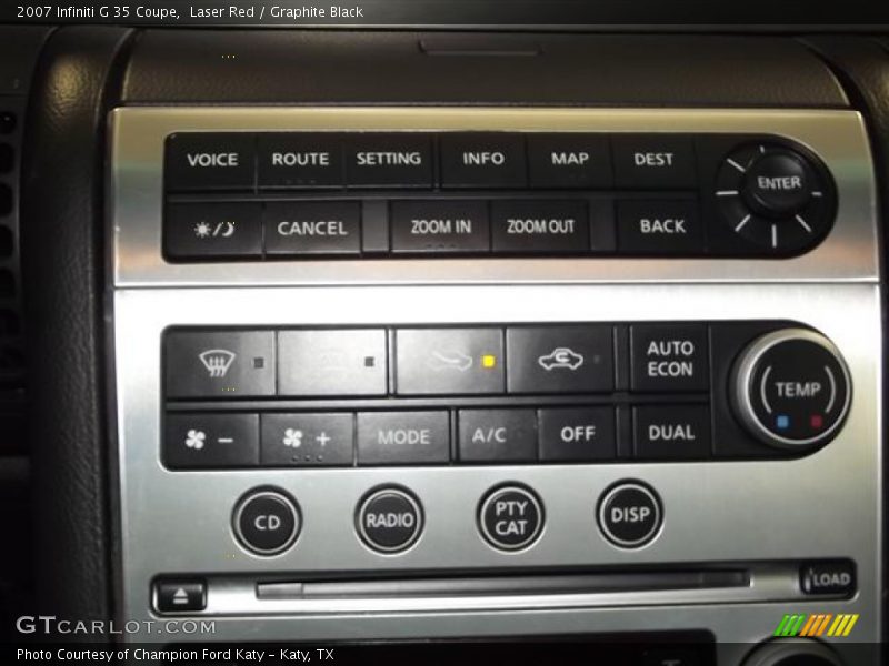 Laser Red / Graphite Black 2007 Infiniti G 35 Coupe