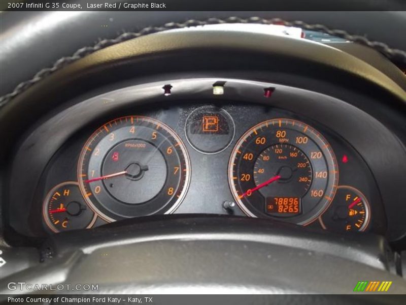 Laser Red / Graphite Black 2007 Infiniti G 35 Coupe