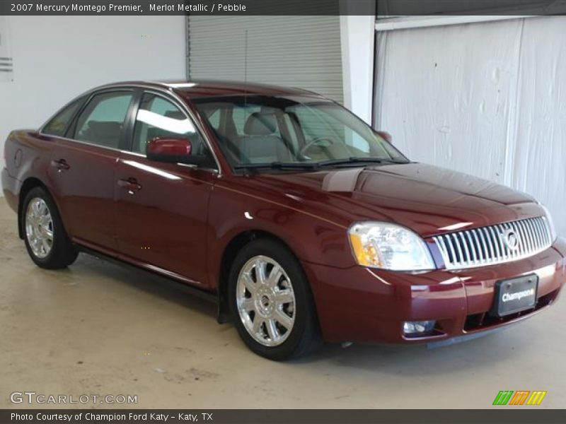 Merlot Metallic / Pebble 2007 Mercury Montego Premier