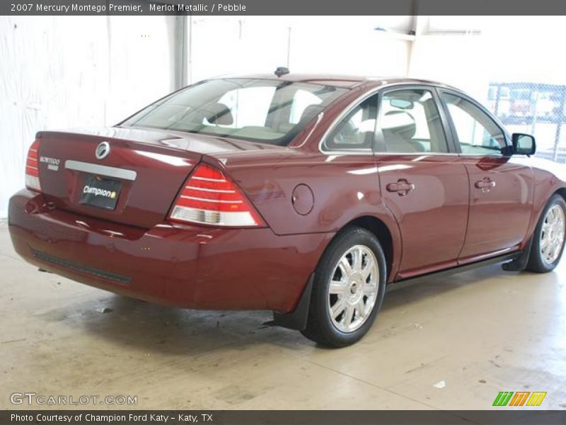 Merlot Metallic / Pebble 2007 Mercury Montego Premier