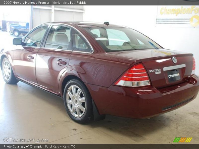 Merlot Metallic / Pebble 2007 Mercury Montego Premier