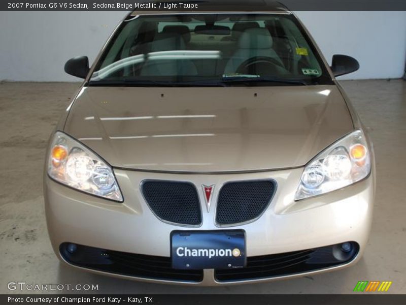 Sedona Beige Metallic / Light Taupe 2007 Pontiac G6 V6 Sedan