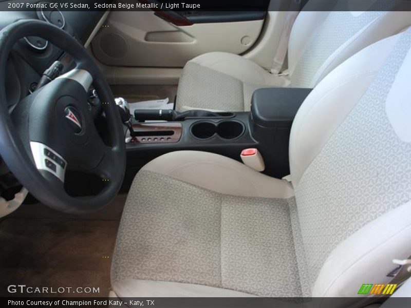 Sedona Beige Metallic / Light Taupe 2007 Pontiac G6 V6 Sedan