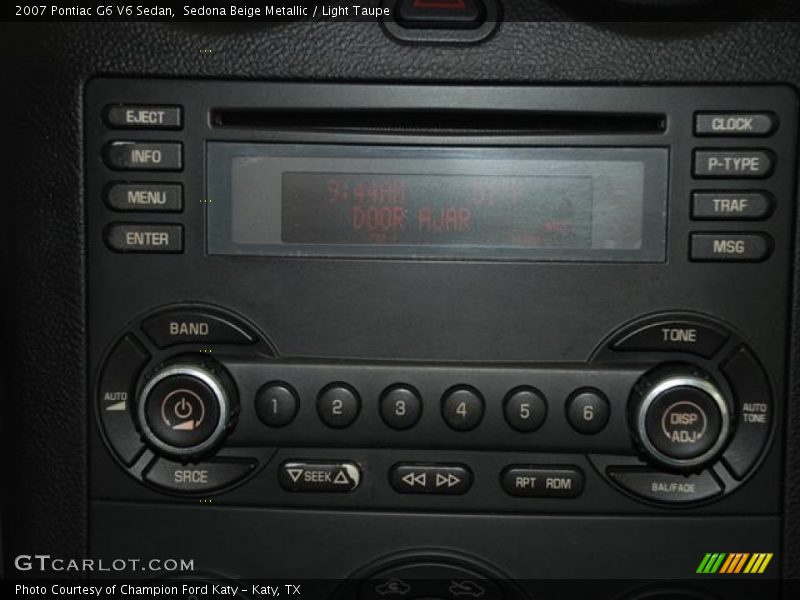 Sedona Beige Metallic / Light Taupe 2007 Pontiac G6 V6 Sedan