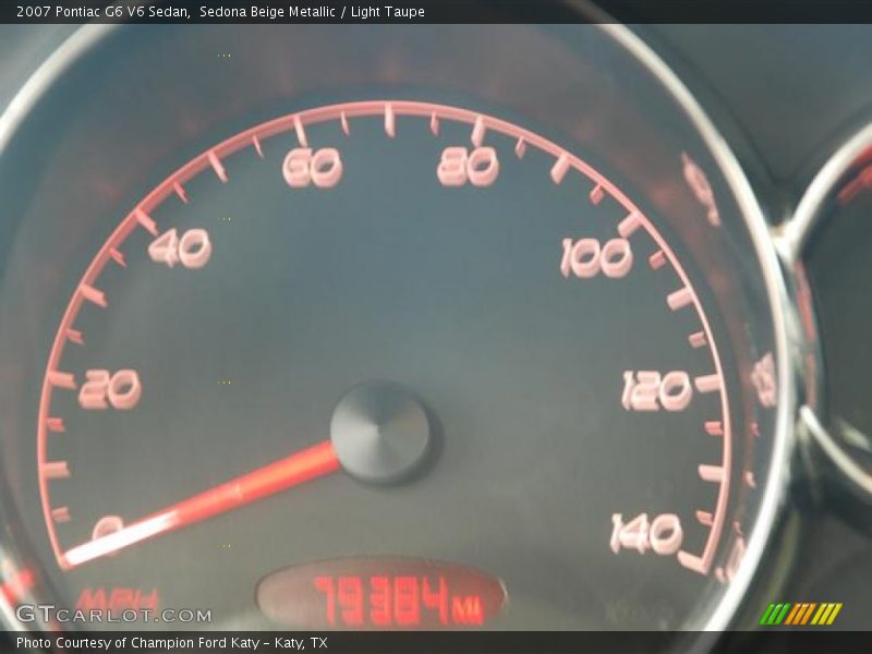 Sedona Beige Metallic / Light Taupe 2007 Pontiac G6 V6 Sedan