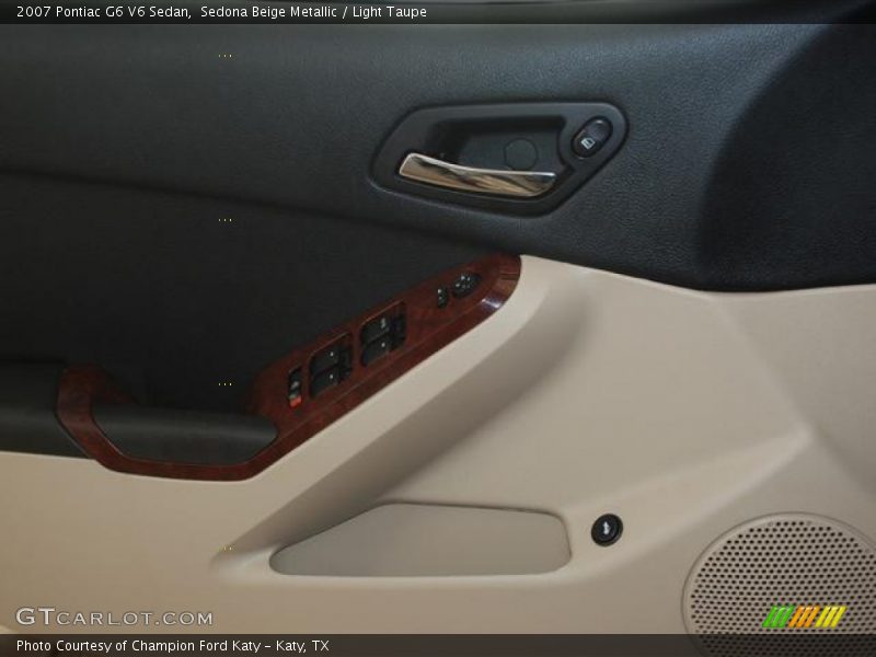Sedona Beige Metallic / Light Taupe 2007 Pontiac G6 V6 Sedan