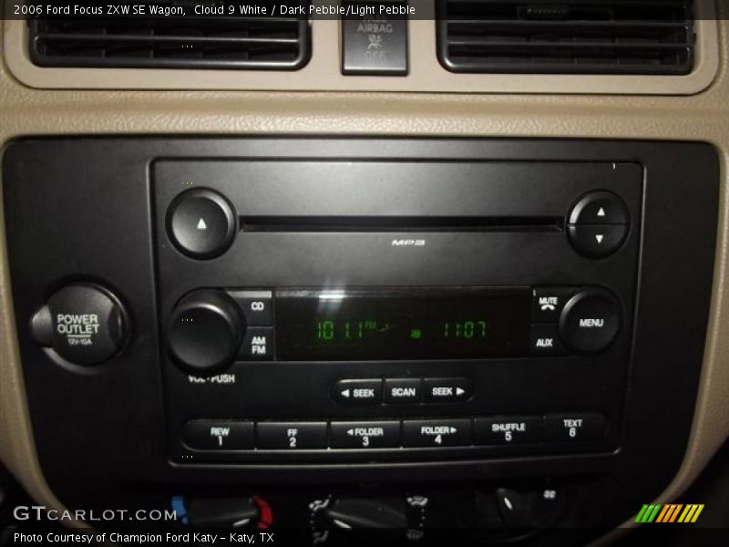 Audio System of 2006 Focus ZXW SE Wagon
